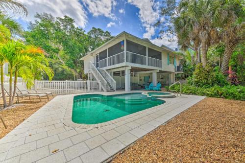 Anna Maria House | Canalfront Anna Maria Cottage with Pool & Hot Tub Retreat