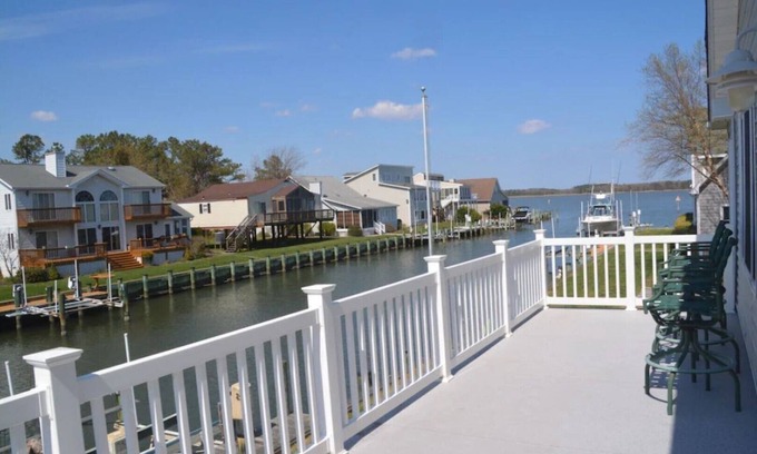 Ocean Pines House | Canal Front Oasis with Breathtaking Views and Top Amenities
