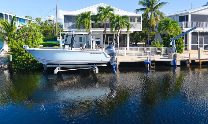 Key Largo House | Idyllic Canal-Front Retreat with Hot Tub and Kayaks