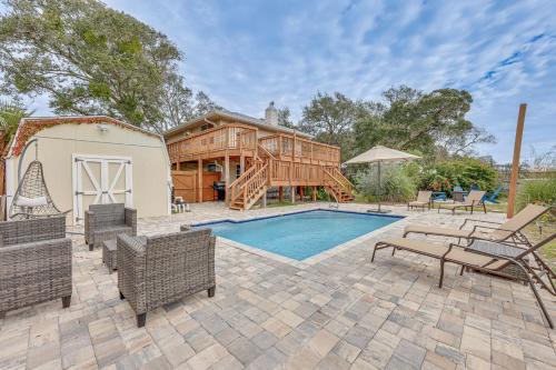 Butler Beach House | Canal-Front St Augustine Home with Pool & Dock Access