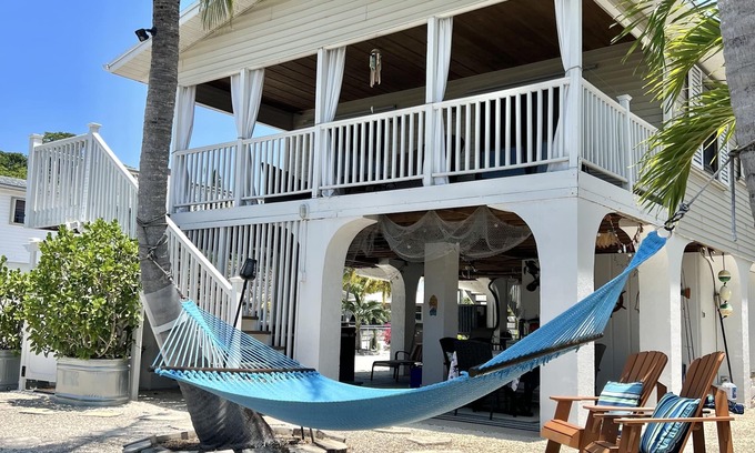 Marathon House | Canal Home with Ocean Access and Relaxing Hammock