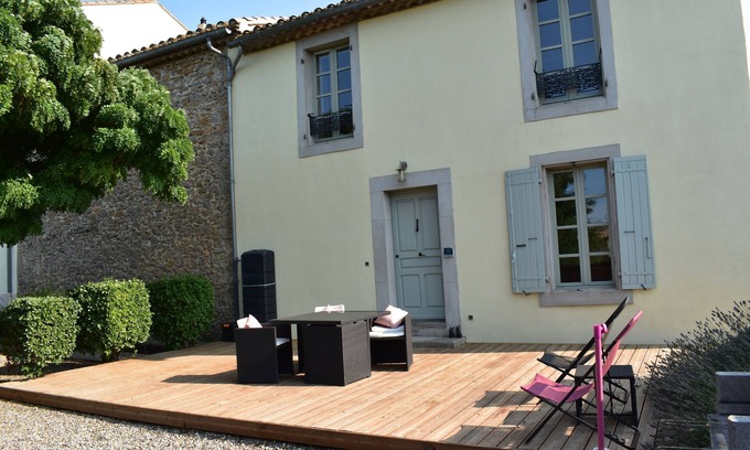 Marseillette Cottage | Canal View Gîte with Heated Pool & Pet-Friendly Amenities