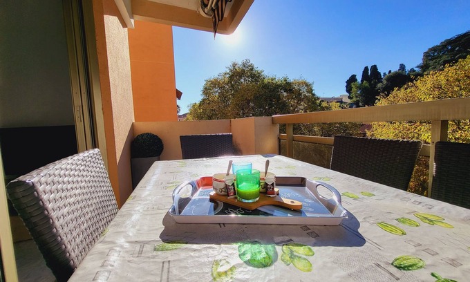 Riou - Petit Juas - Av de Grasse Apartment | Inviting Cannes Apartment with Ocean View and Free Parking