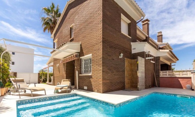 Torredembarra House | Relax at Canyadell by Interhome with Oceanfront Views