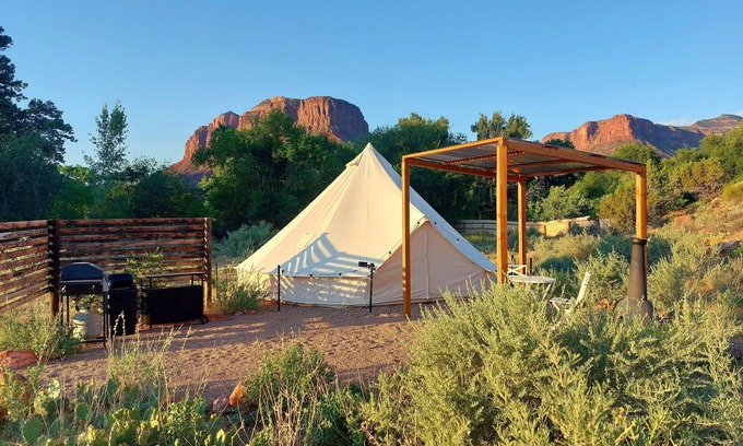 Gateway RV Rental | Canyon Tent at Gateway Glamping, Western Colorado