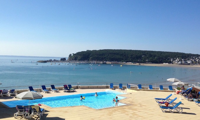 Crozon Apartment | Beautiful Cap Morgat Apartment with Pool & Ocean View