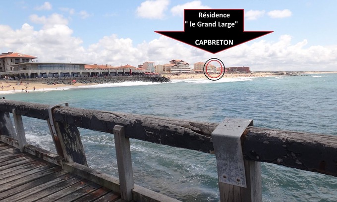 Capbreton Apartment | Guest Rated: 10/10 Sea Front Apartment with Terrace