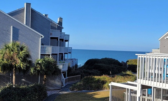 Port St. Joe House | Inviting Gulf View Retreat: Steps from the Beach & Pet Friendly