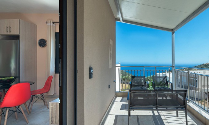 Agios Vasileios House | Capostagno House Agapi - Breathtaking Libyan Sea Views