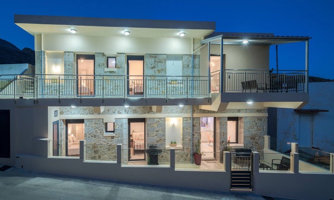 Agios Vasileios House | Capostagno House Zacharenia - Breathtaking Libyan Sea Views