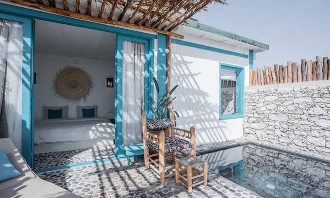 Essaouira Cottage | Beachfront CapSimBay Cabin with Private Pool & Ocean Views