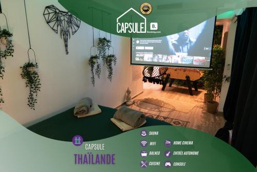 Trith-Saint-Leger Apartment | Relaxing Capsule Thailande: Sauna, Spa & Ocean Views Await