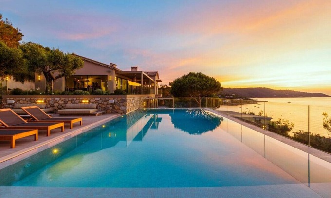 Cote d'Azur- French Riviera Villa | Villa CapTaillat: Ocean View & Infinity Pool Retreat