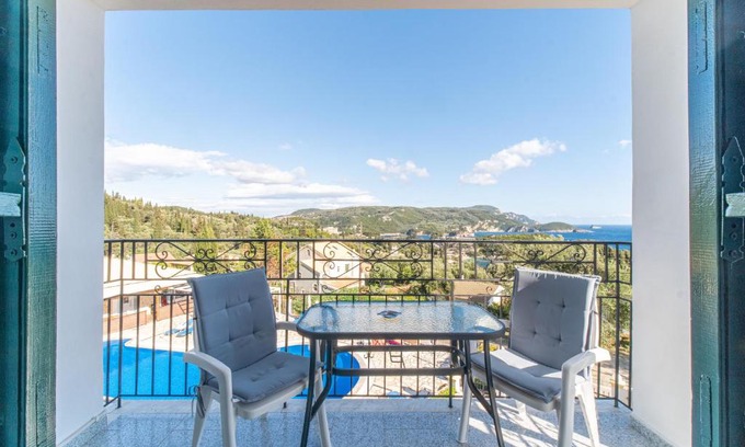 Lakones Apartment | Captivating Captain Spiros Studios with Pool & Family Amenities