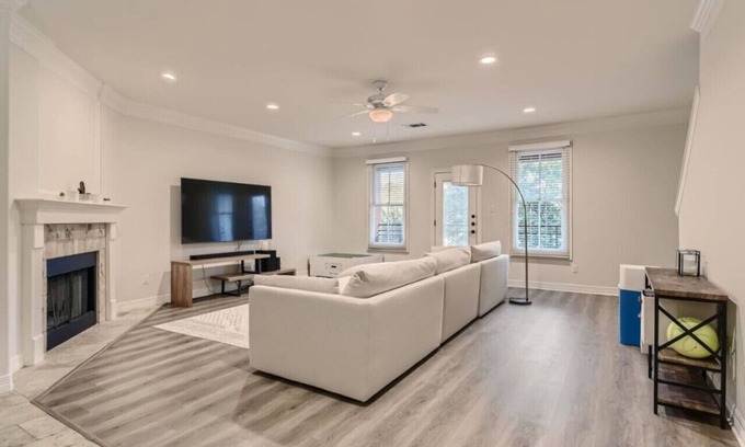 West Campus Apartment | Stunning 4BR Retreat with Park View and Family Amenities