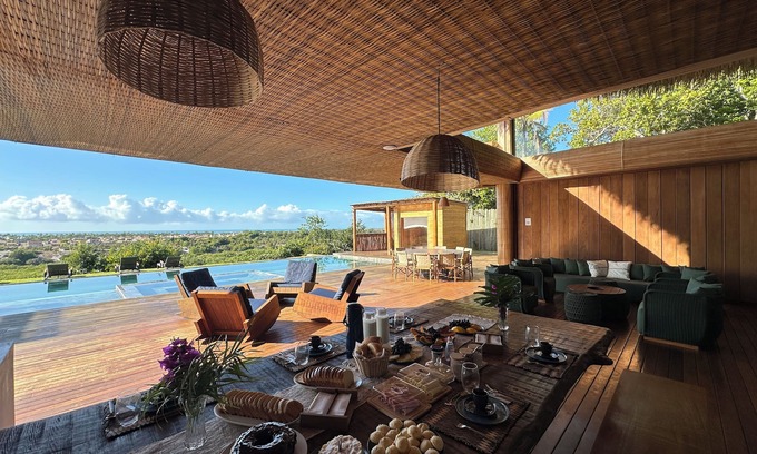 Caraiva House | Caraíva Paradise Luxury Villa – 7 Suites, Infinity Pool, Jacuzzi, Sauna & Staff