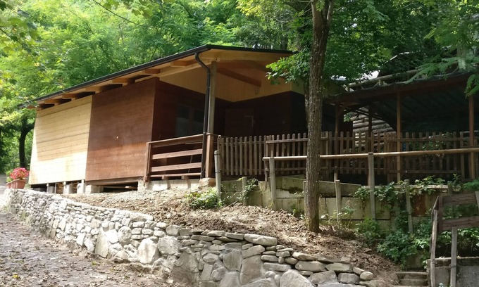 Palazzuolo sul Senio RV Rental | Mountain View Retreat: Caravan "Le Sorgenti - Chalet 42"