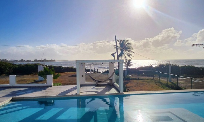 Jobos House | Modern Beachfront House at Caribbean 181 with Pool & Spa