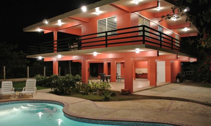 Jobos House | Beautiful Caribbean Beach Front Gem with Ocean Views