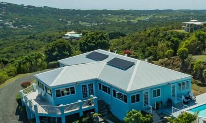 Estate Salt River Villa | Caribbean Camelot! Embrace your royal status as you relax in this castle-like retreat!
