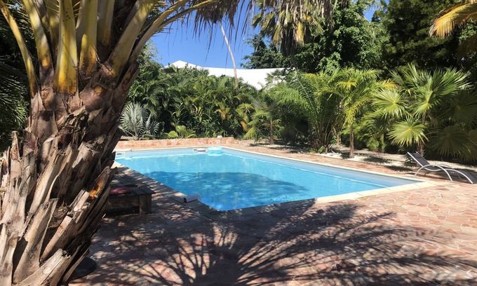 Saint-Francois House | Oceanfront Caribbean Oasis with Private Pool & Tropical Garden