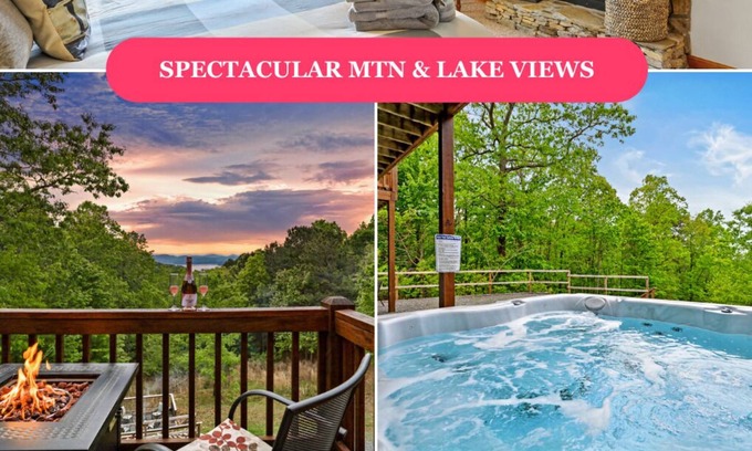 Ellijay Cabin | Carters Lake Cabin | Game Room | Hot Tub | Views