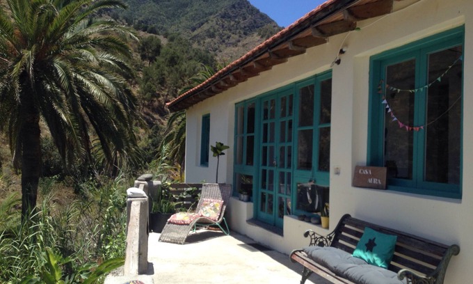 Hermigua House | CASA AURA: Oceanfront Retreat with Spa & Pool Bliss
