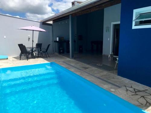 Costeira House | Casa Azul: Oceanfront Escape with Pool and 9.8 Rating