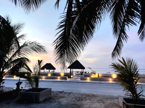 Dzilam de Bravo House | Casa Azul Cielo: Oceanfront Escape with Breakfast Included