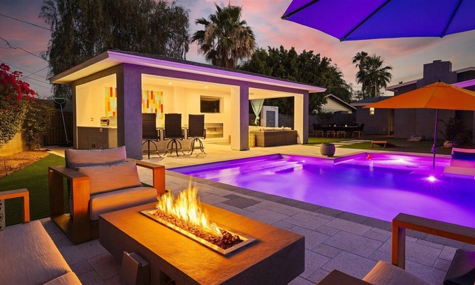South Scottsdale Villa | Casa Bliss: Heated Pool, Outdoor Kitchen & Family-Friendly!