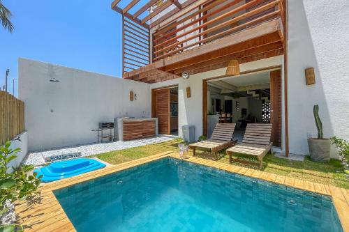 Porto de Pedras House | Stylish Duplex Mybrise ER Hospedagens - Rated 10/10, Pet Friendly