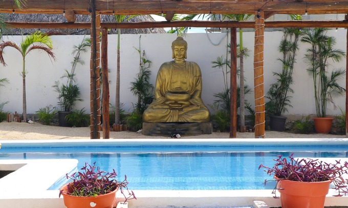 Chelem Cabin | Discover CASA BUDDHA CHELEM: Pool, Spa & Perfect Ratings!
