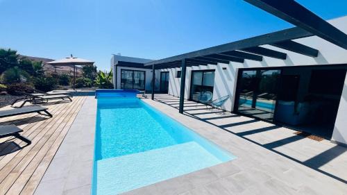 Lajares Apartment | Inviting Casa Carica with Heated Pool in Lajares