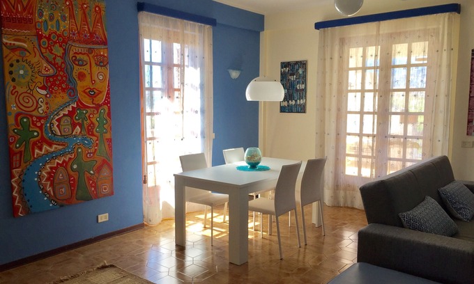 Mondello Apartment | Casa Carizzi: Steps from Mondello Beach with Ocean View