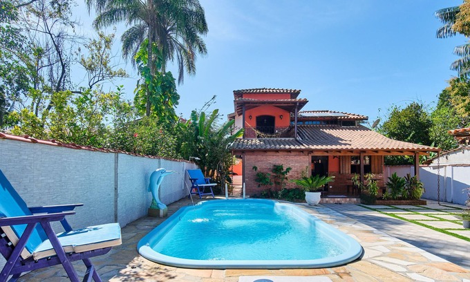 Jabaquara House | Casa Carvalho in Praia do Jabaquara, 300m from the beach, close to the Historic Center.