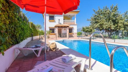 El Borge House | Relax at Casa Casana Almáchar with Pool & Family Amenities