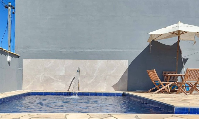Rio das Ostras House | Casa com piscina perto da praia em Rio das Ostras