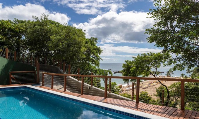 Morro de Sao Paulo House | Relax at Casa: Poolside Retreat with Ocean Views