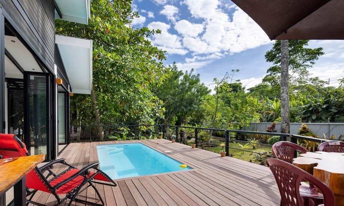 Puerto Viejo de Talamanca House | Newly Built Hotel: Pool, A/C & Steps to the Beach
