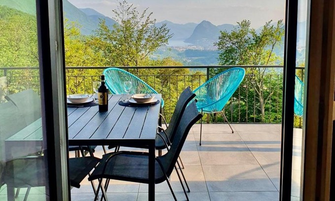 Capriasca House | Experience Casa Cristina: Pet Friendly with Ocean Views