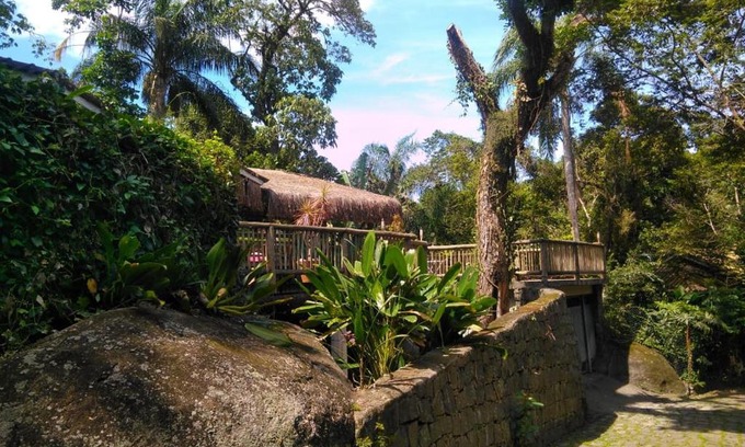 Praia de Taubate House | Explore Casa da Árvore: Ocean View & Private Beach Escape