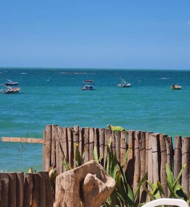 Icapui House | Relax at Casa da Peroba Sol with Oceanfront Views