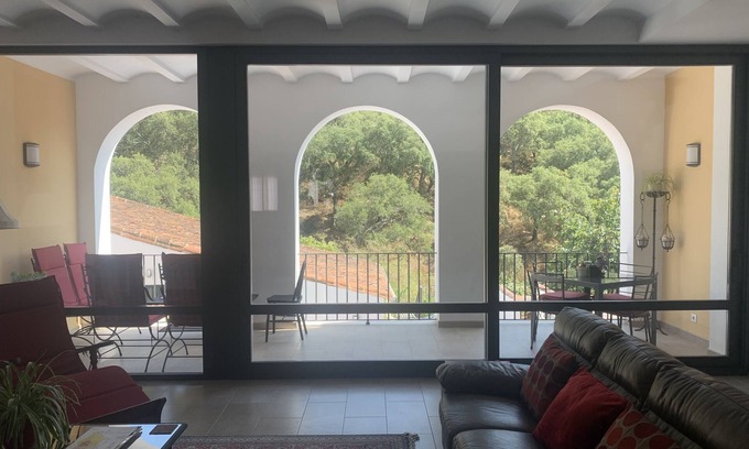 Alajar Villa | Elegant Casa de 3 Plantas with Private Pool & Pet Friendly