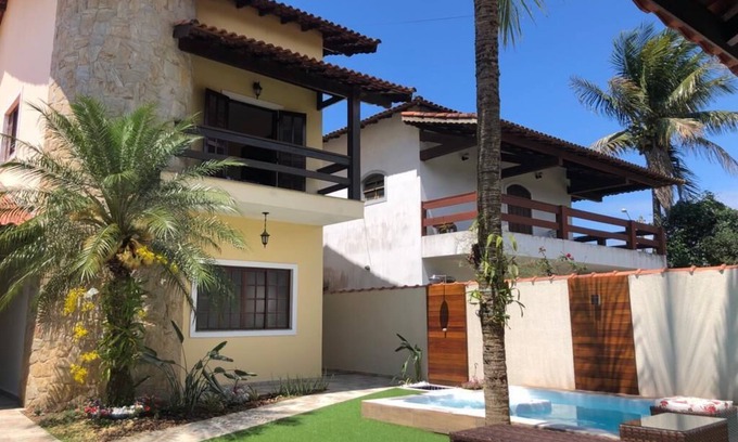 Vista Linda House | Relax at Casa de Praia with Heated Pool & Child-Friendly Fun