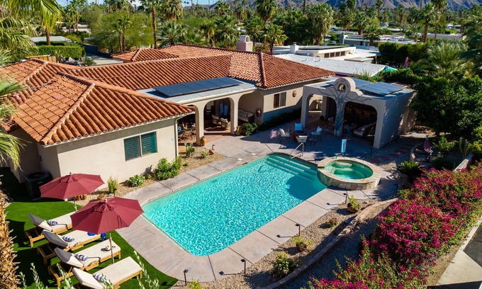 Warm Sands House | Casa Del Lobo - Exquisite Spanish-Style Home with Spa & Pool