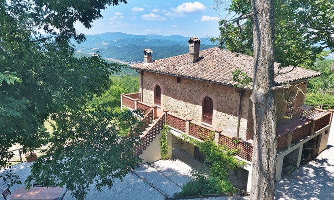 Bivio Lugnano Villa | Unwind at Casa della Maestra with Pool & Ocean Views