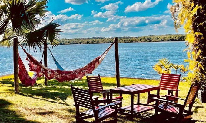 Jaguaripe House | Discover Casa do Mangue: Riverfront Retreat with Wi-Fi