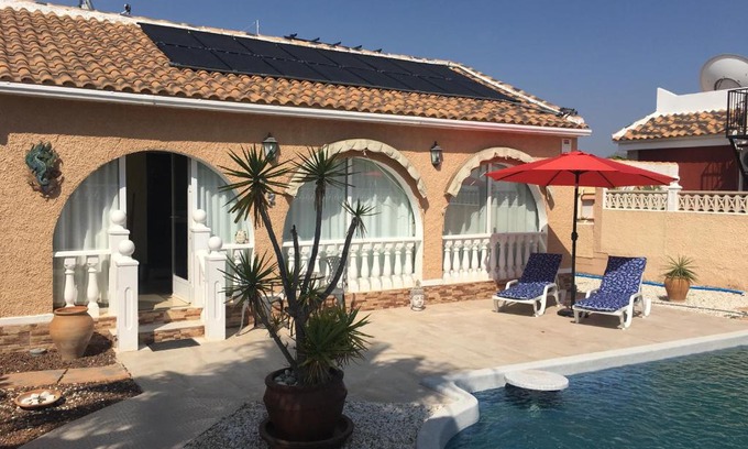 Mazarron Villa | Relax at Casa Domi: Family-Friendly with Pool & Hot Tub