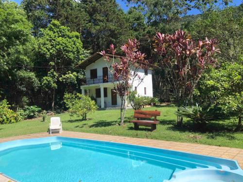 Nova Friburgo House | Idyllic Casa em Friburgo: Pool, Fireplace & Ocean Views