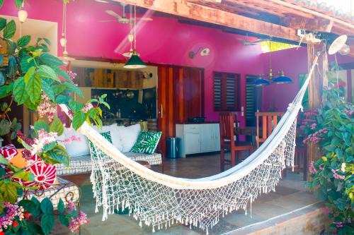 Icarai de Amontada Villa | Casa Floreal: Oceanfront Retreat with Free Wifi & Breakfast
